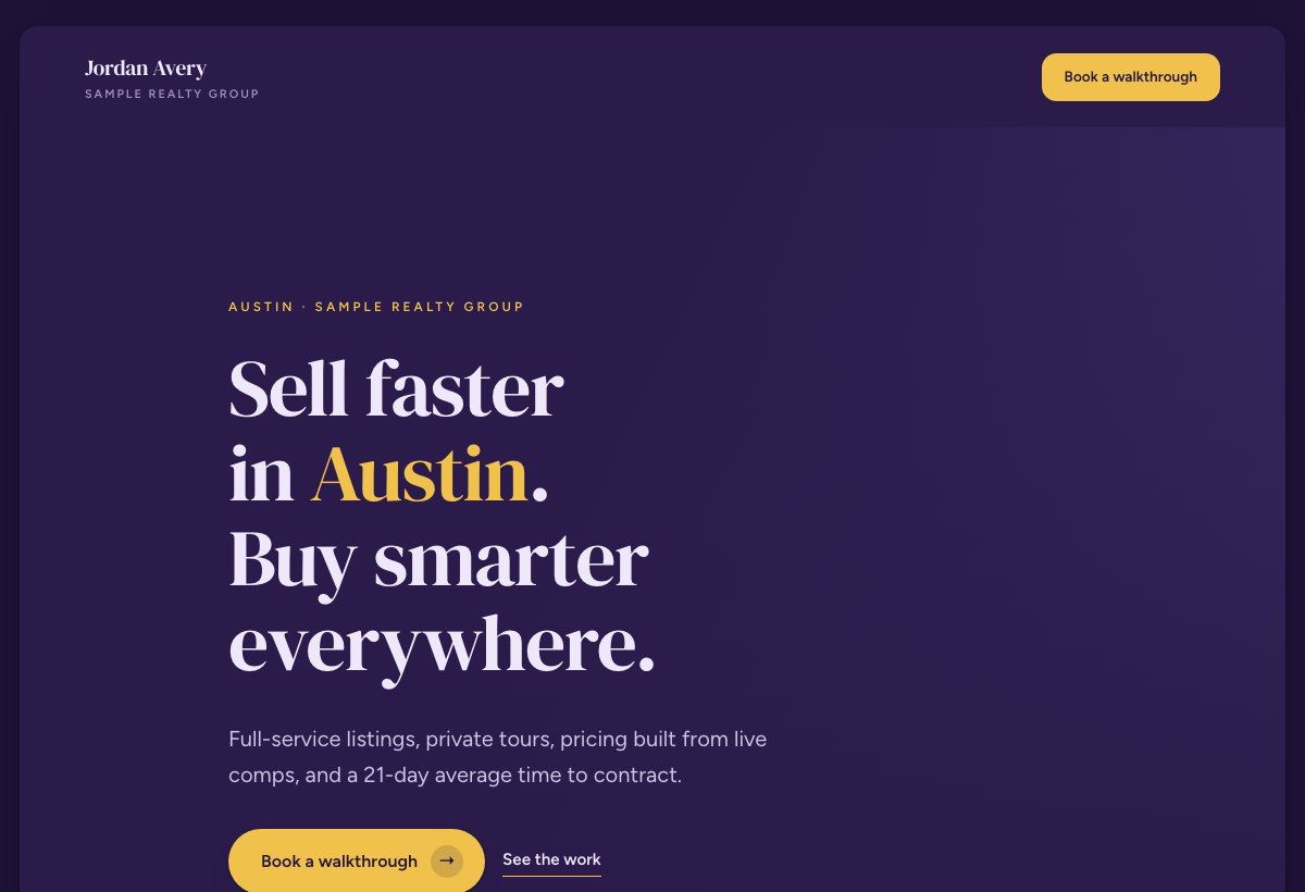 Jewel example website